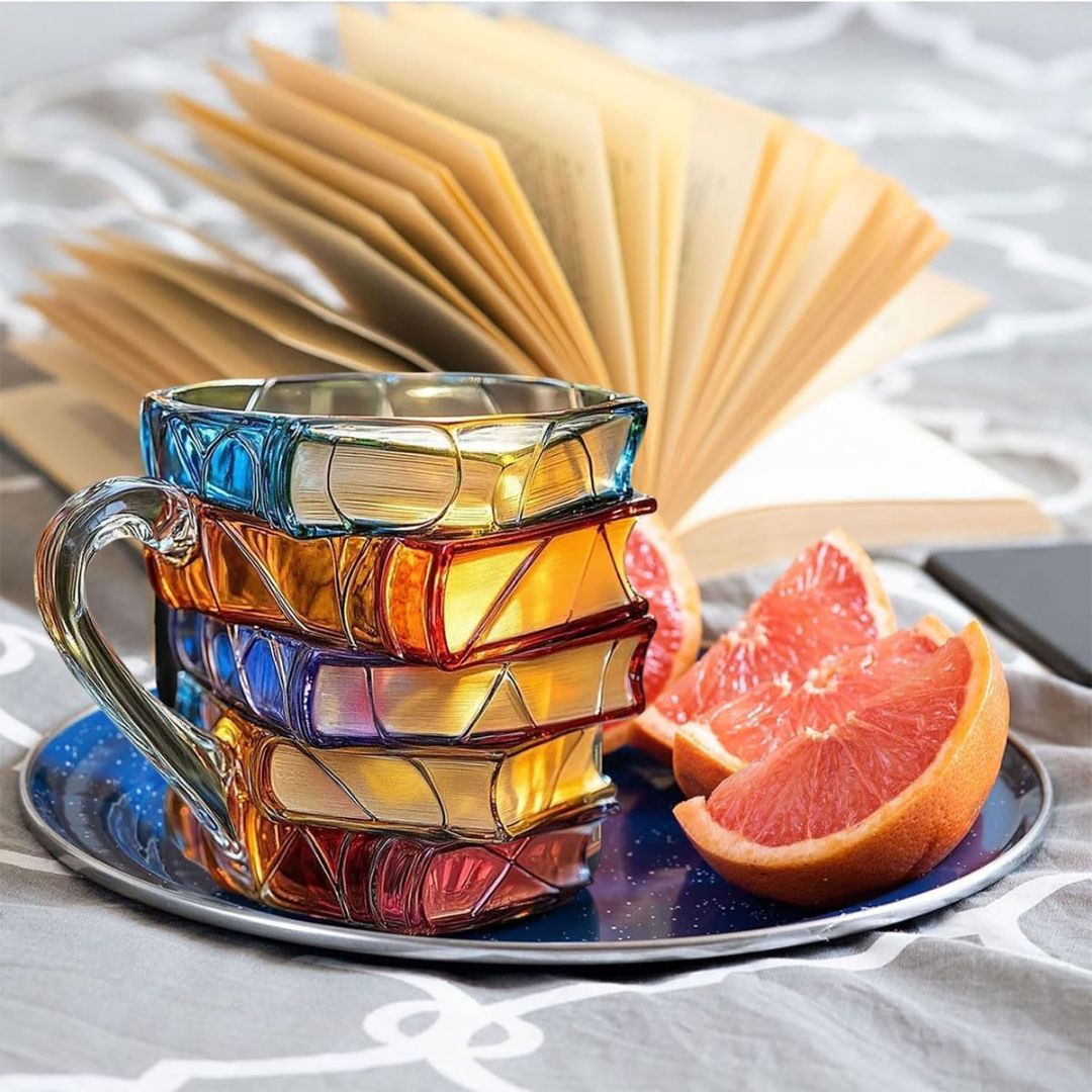 Original Handcrafted 3D Lucky Mug for Book Lovers